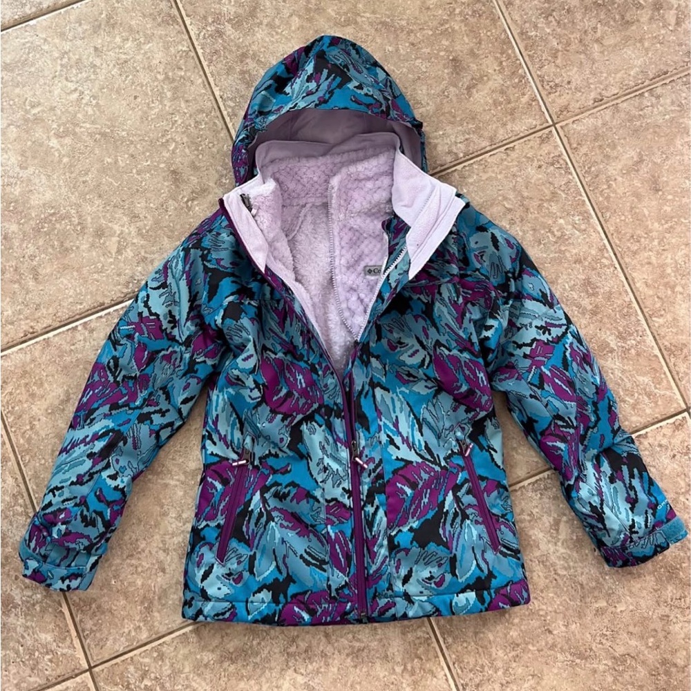 Girls Columbia 3 in 1 Ski Jacket